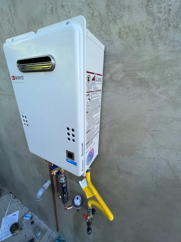 Tankless water heater installation for Rose Hill homes